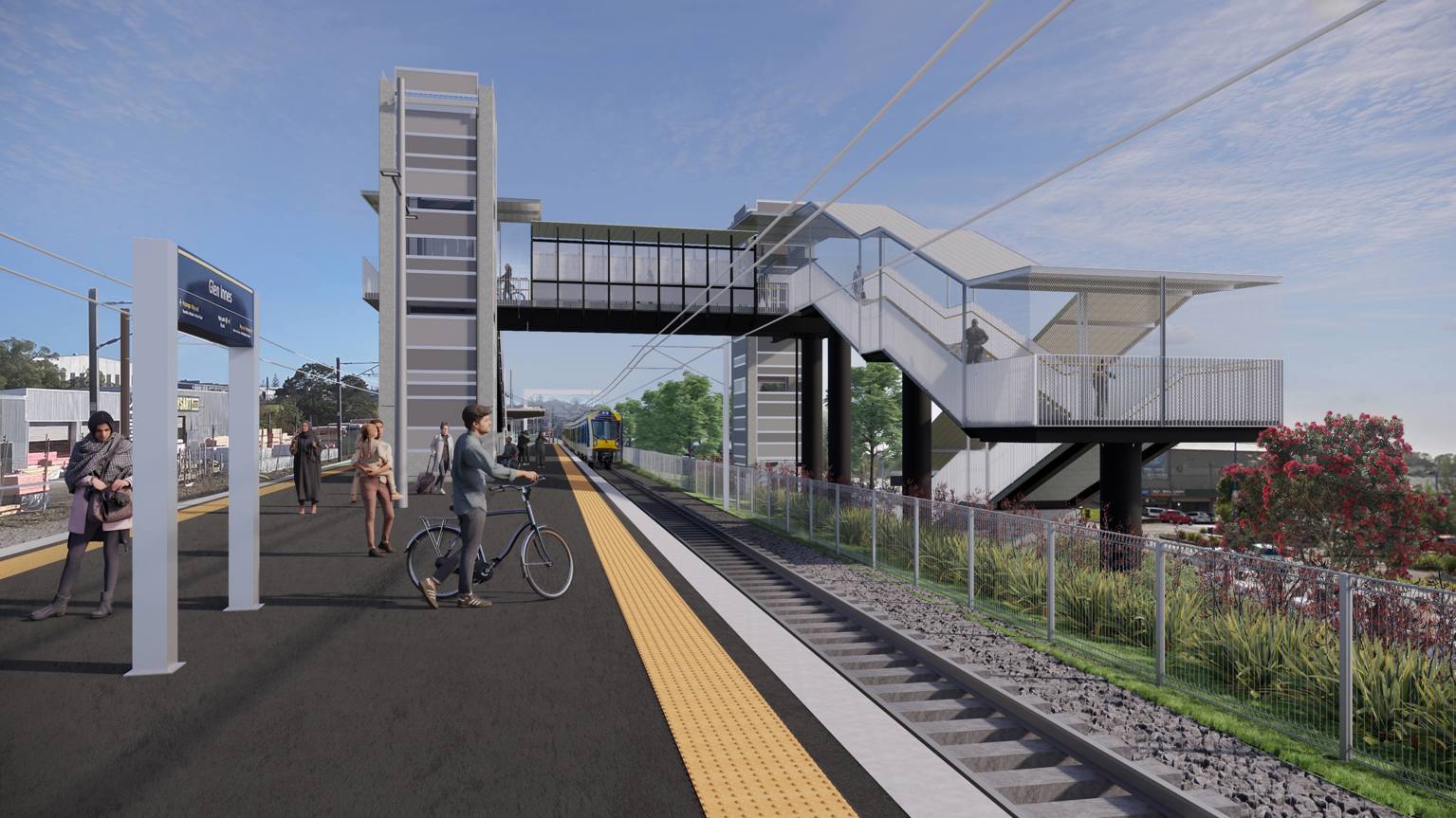 Glen Innes Station Bridge Replaces Two Rail Level Crossings